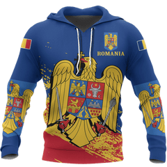 Romania Special Hoodie Blue NNK-042 - Amaze Style™