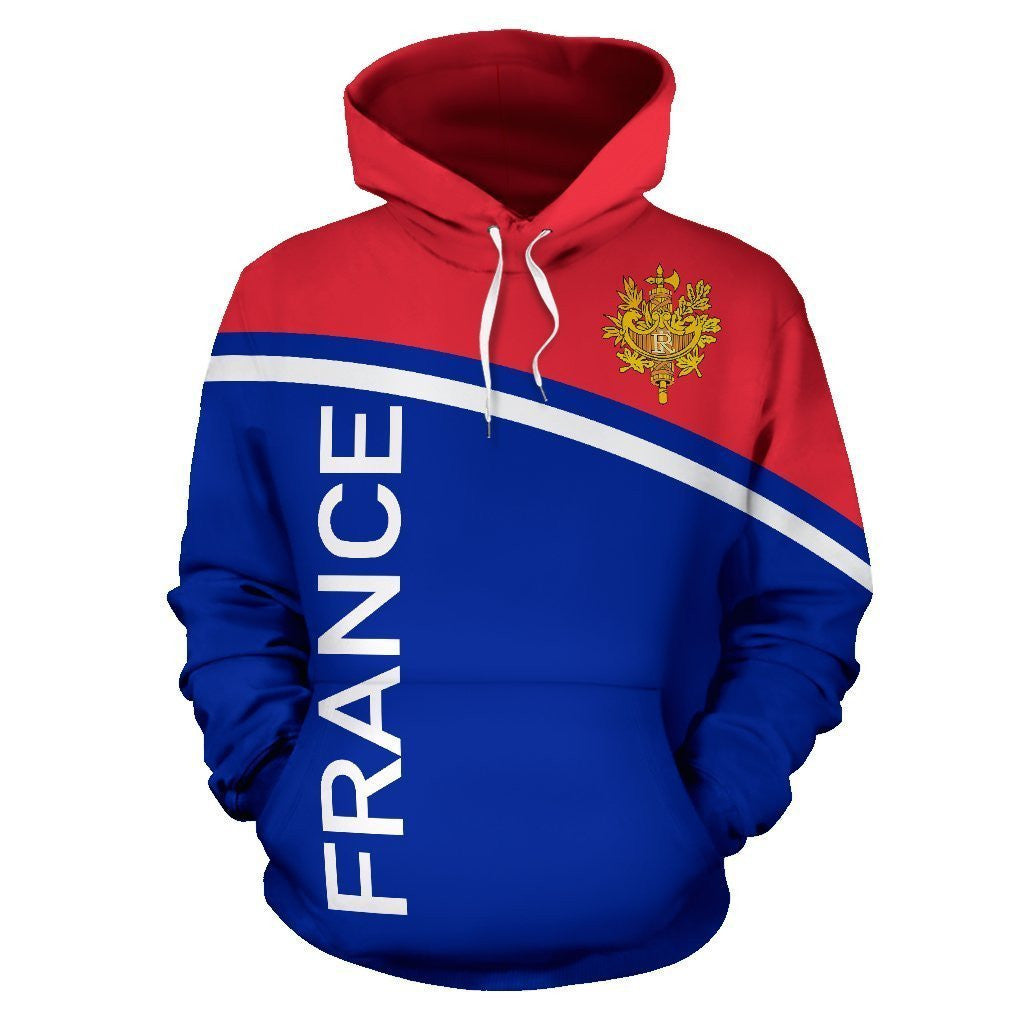 France All Over Hoodie - Curve Version NNK 1301 - Amaze Style™-Apparel