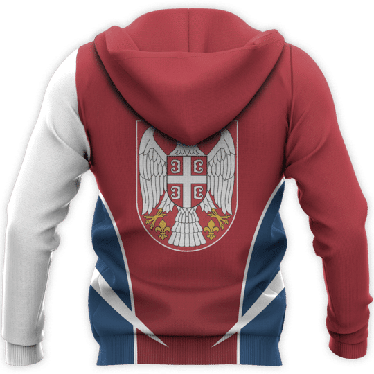 Serbia Active Hoodie ZIPNNK 036 - Amaze Style™-Apparel