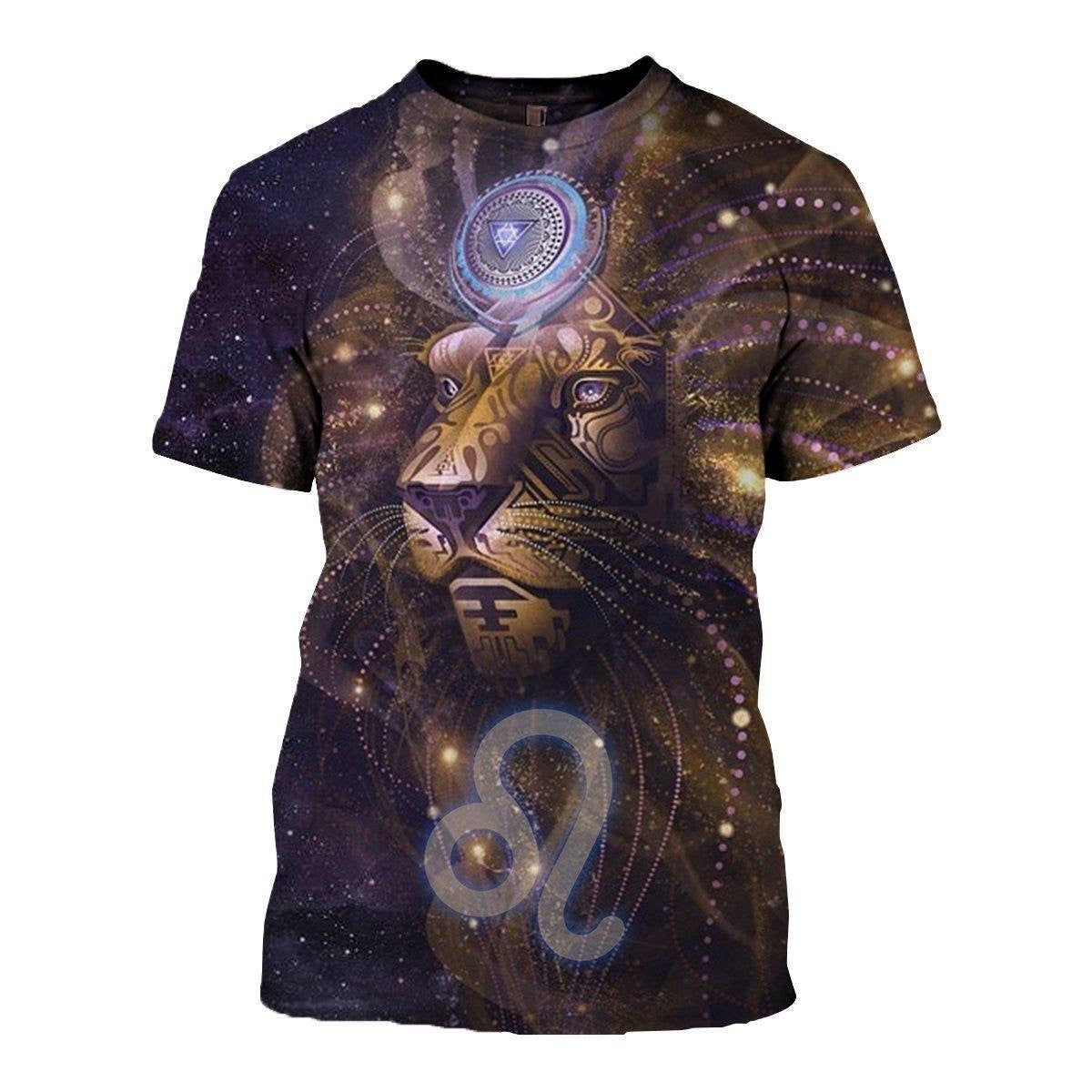 3D ALL OVER PRINTED LEO ZODIAC T SHIRT NTH160863 - Amaze Style™-Apparel