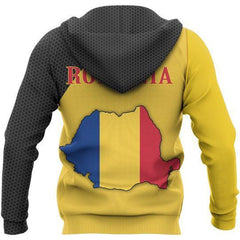 Romania Map Special Hoodie NNK-041 - Amaze Style™