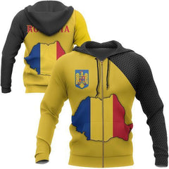 Romania Map Special Hoodie NNK-041 - Amaze Style™