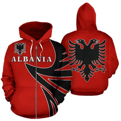 Albania Flag Hoodie - Warrior NNK 1122 - Amaze Style™