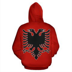 Albania Flag Hoodie - Warrior NNK 1122 - Amaze Style™