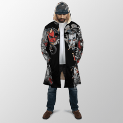 Japanese Samurai Tattoo 3D Over Printed Unisex Hoodie ML - Amaze Style™