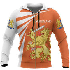 Nederland Lion Hoodie Coat Of Arms - Amaze Style™