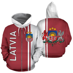 Latvia All Over Hoodie - Straight Version - Amaze Style™