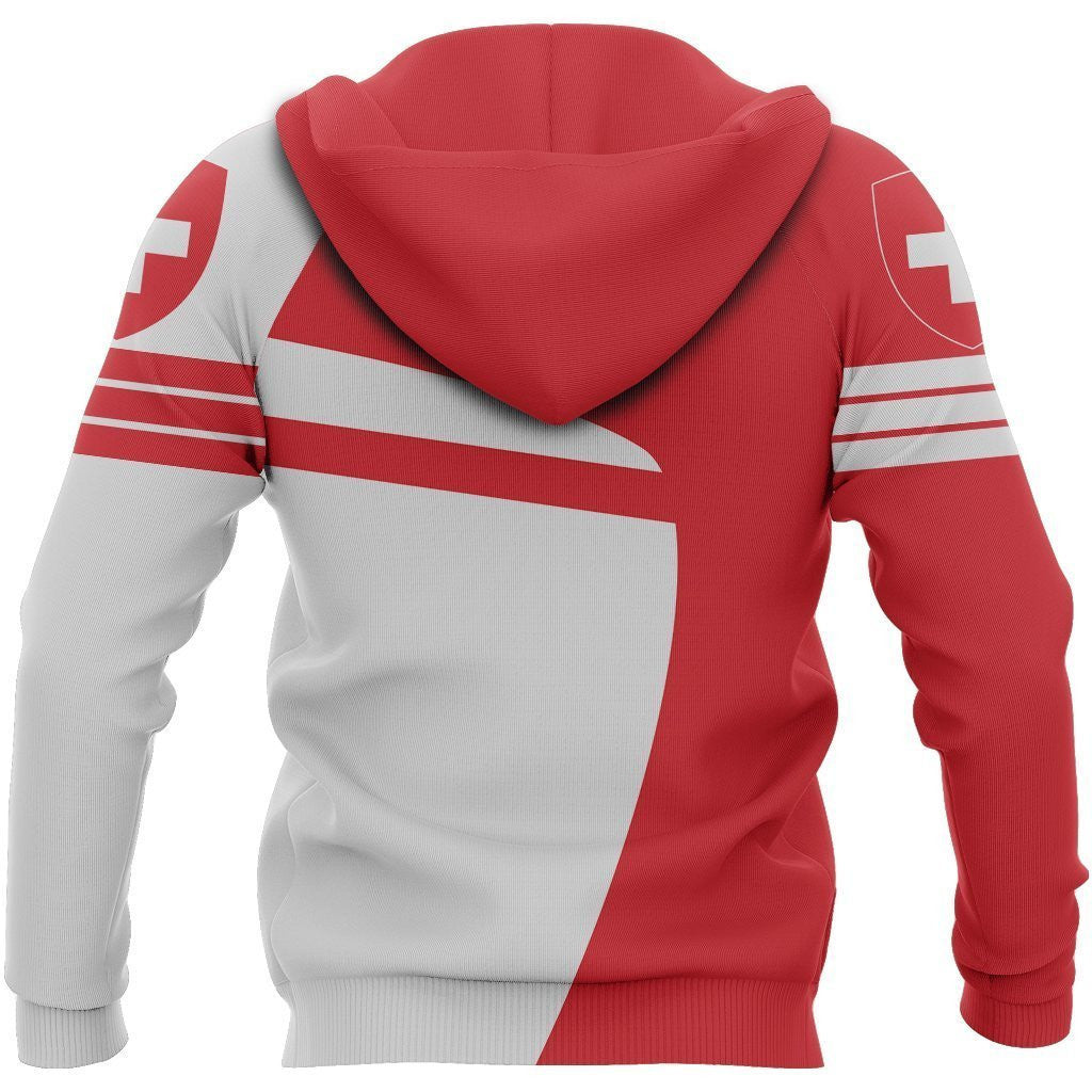 Switzerland Map Sport Hoodie - Premium Style J1 - Amaze Style™