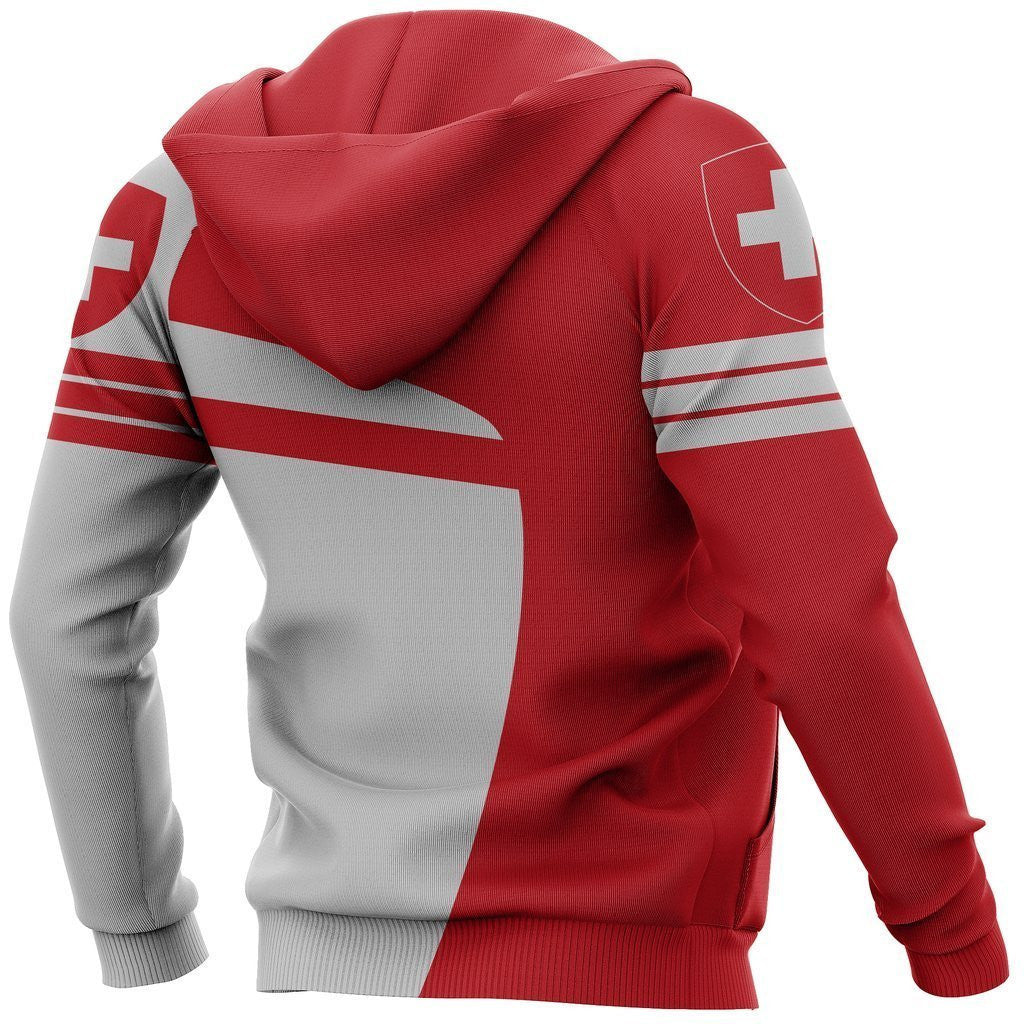 Switzerland Map Sport Hoodie - Premium Style J1 - Amaze Style™