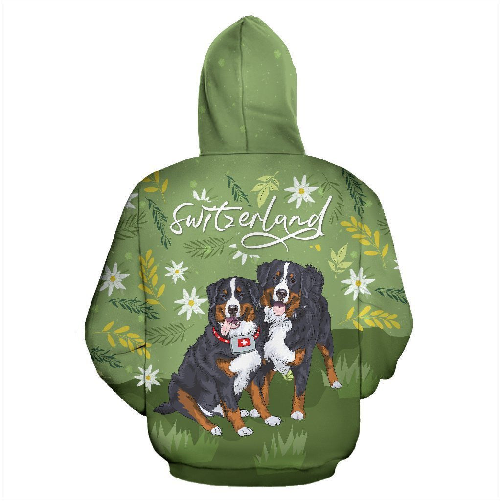 Bernese Mountain Dog™ Switzerland Hoodie K5 - Amaze Style™