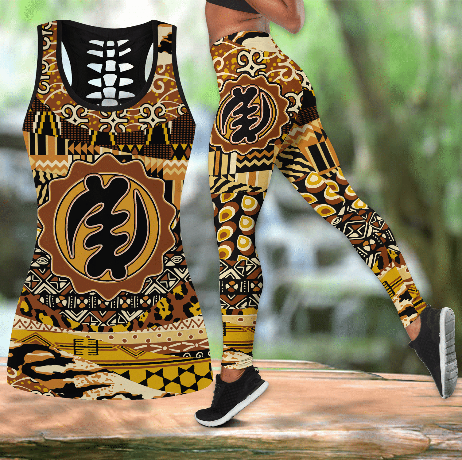 Africa Combo Legging + Tank Top MH07052101 - Amaze Style™