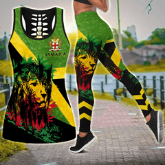 Jamaican Lion Special Combo Legging + Tank Limited by SUN DD06252001 - Amaze Style™-Apparel