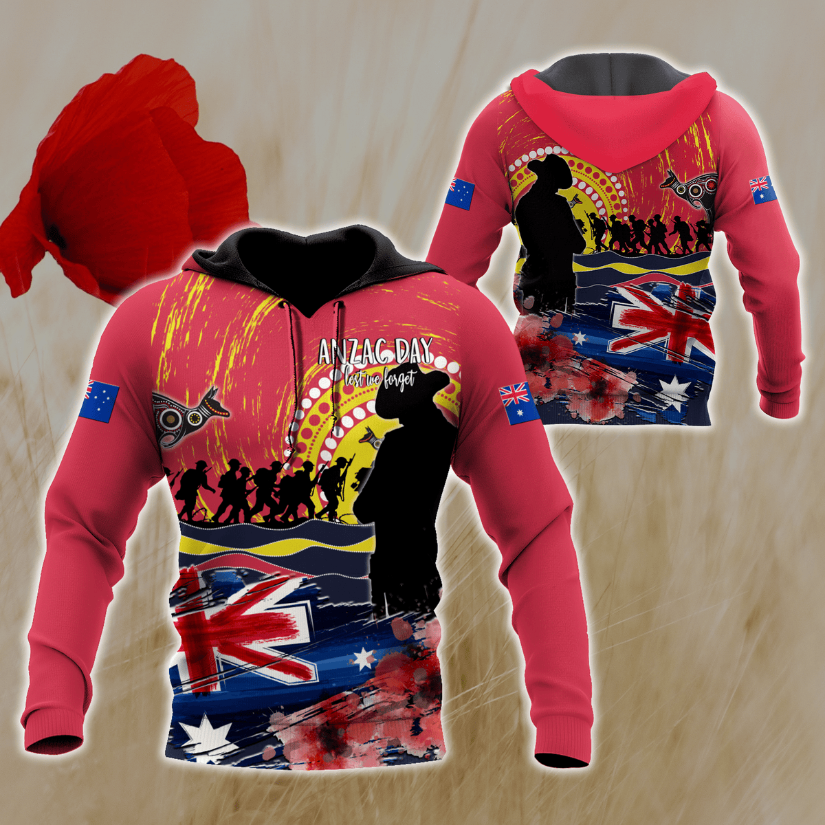 Australian Aboriginal Anzac Day 3D Printed Unisex Shirts TN SN30032103 - Amaze Style™