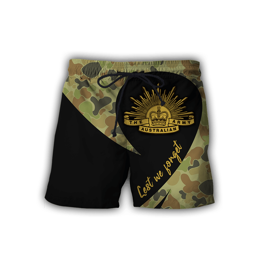 Anzac Day Lest We Forget Australian Army Camo 3D Printed Unisex Shirts TN - Amaze Style™