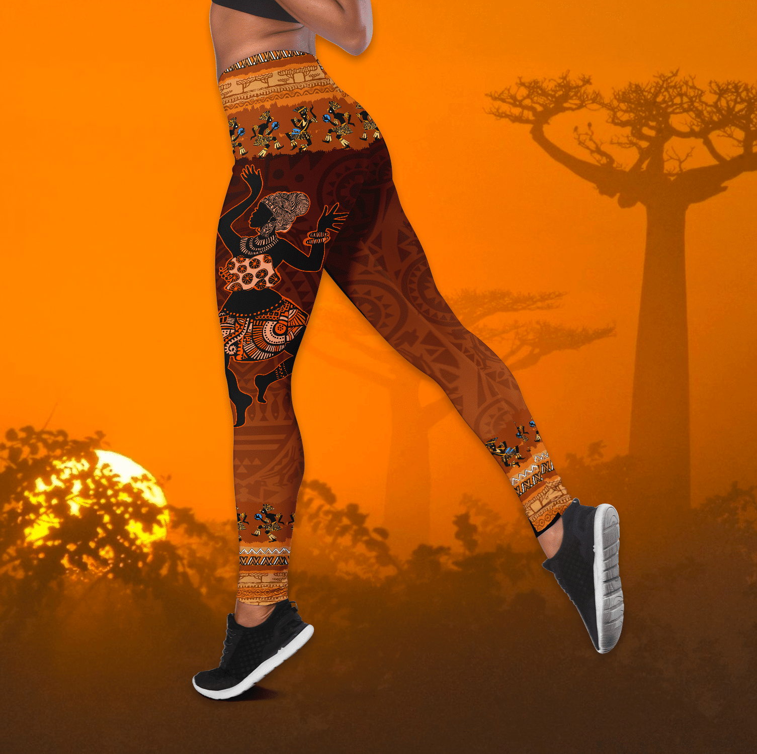 African Aya Combo Legging + Tank Top DA27042104 - Amaze Style™