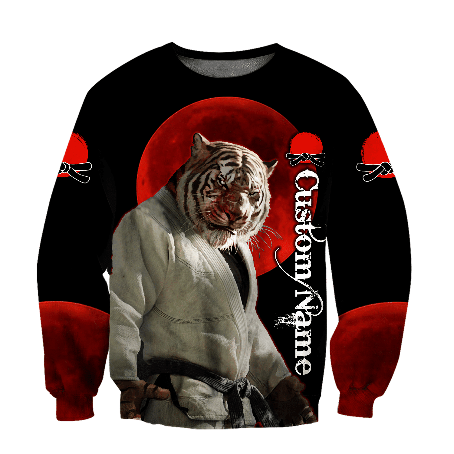 Customize Name Martial Tiger Art Hoodie For Men And Women DA03042104 - Amaze Style™