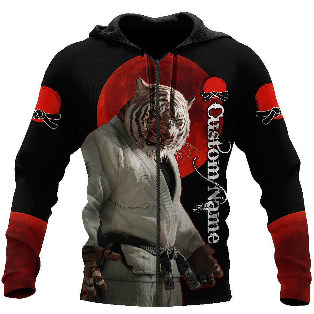 Customize Name Martial Tiger Art Hoodie For Men And Women DA03042104 - Amaze Style™