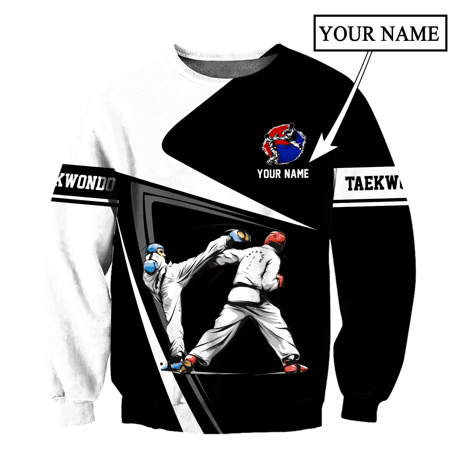 Customize Name Taekwondo Hoodie For Men And Women DD18032104 - Amaze Style™