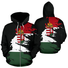 Hungary Hoodie Flag Painting - Amaze Style™