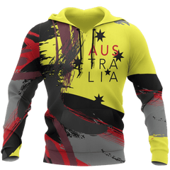 Australia Brush Athletic Style Aboriginal Colors Pullover Hoodie PL - Amaze Style™