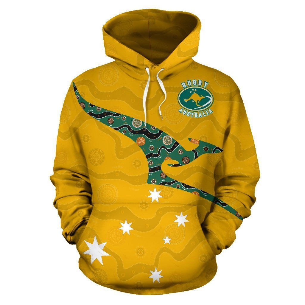 Australia Rugby Kangaroo Hoodie  -NNK1485 - Amaze Style™-Apparel