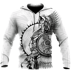 Mexican Aztec Warrior 3D All Over Printed Shirts DQB07162001 - Amaze Style™-Apparel