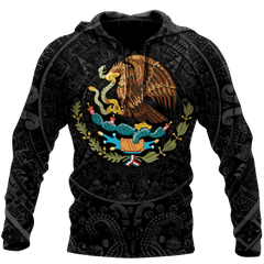 Mexican Aztec Warrior 3D All Over Printed Shirts For Men and Women QB06292002 - Amaze Style™-Apparel