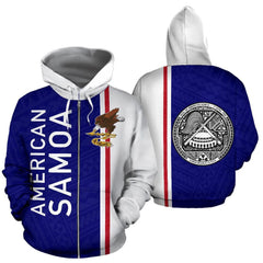 American Samoa All Over Hoodie - Straight Version - PL - Amaze Style™