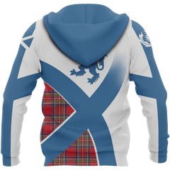 Scottish Flag Tartan Hoodie NNK 1522 - Amaze Style™