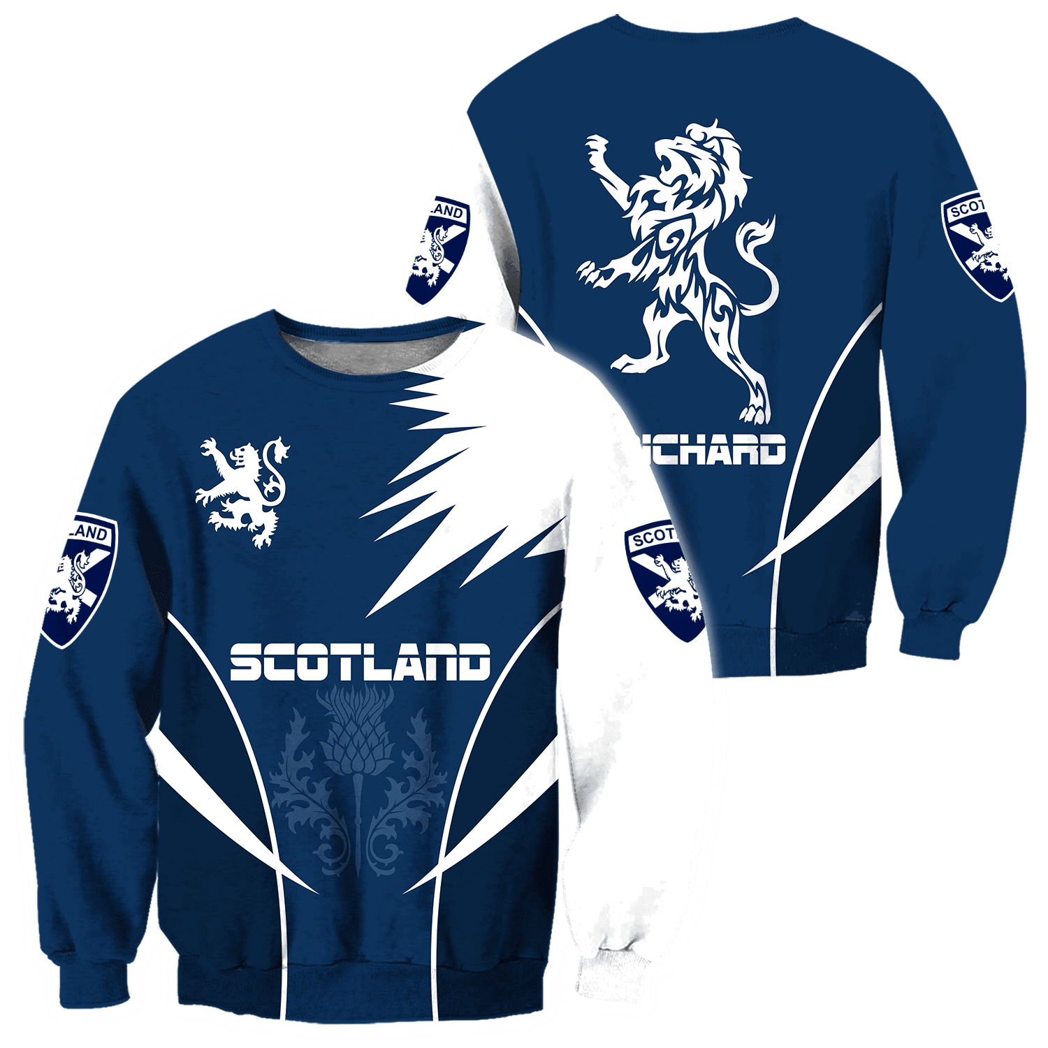 Scottish Rampant Lion Active Special Hoodie (Customize) - Amaze Style™-Apparel