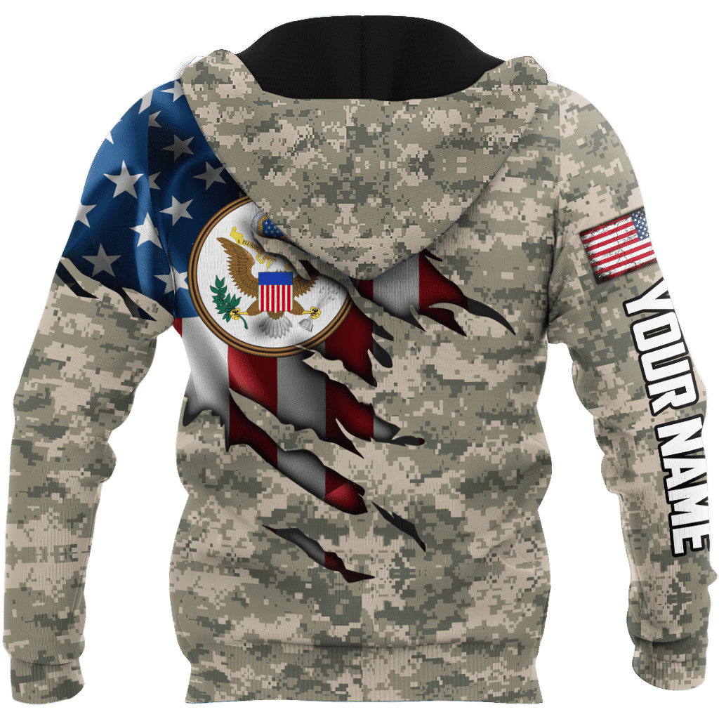 Great Seal of the United States Army Personalized Name - 3D All Over Printed Shirts For Men and Women - Amaze Style™