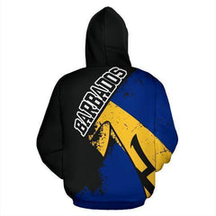 Barbados Special Grunge Flag Pullover - Amaze Style™