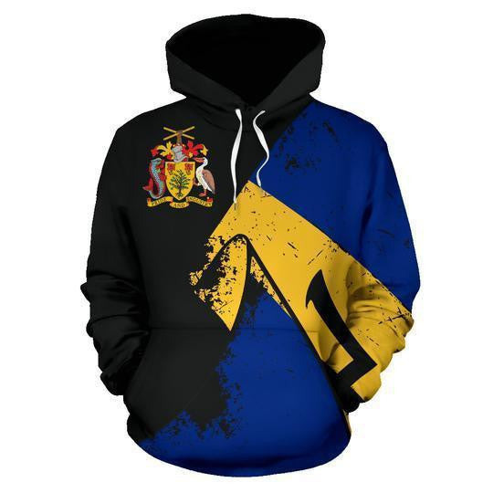 Barbados Special Grunge Flag Pullover - Amaze Style™