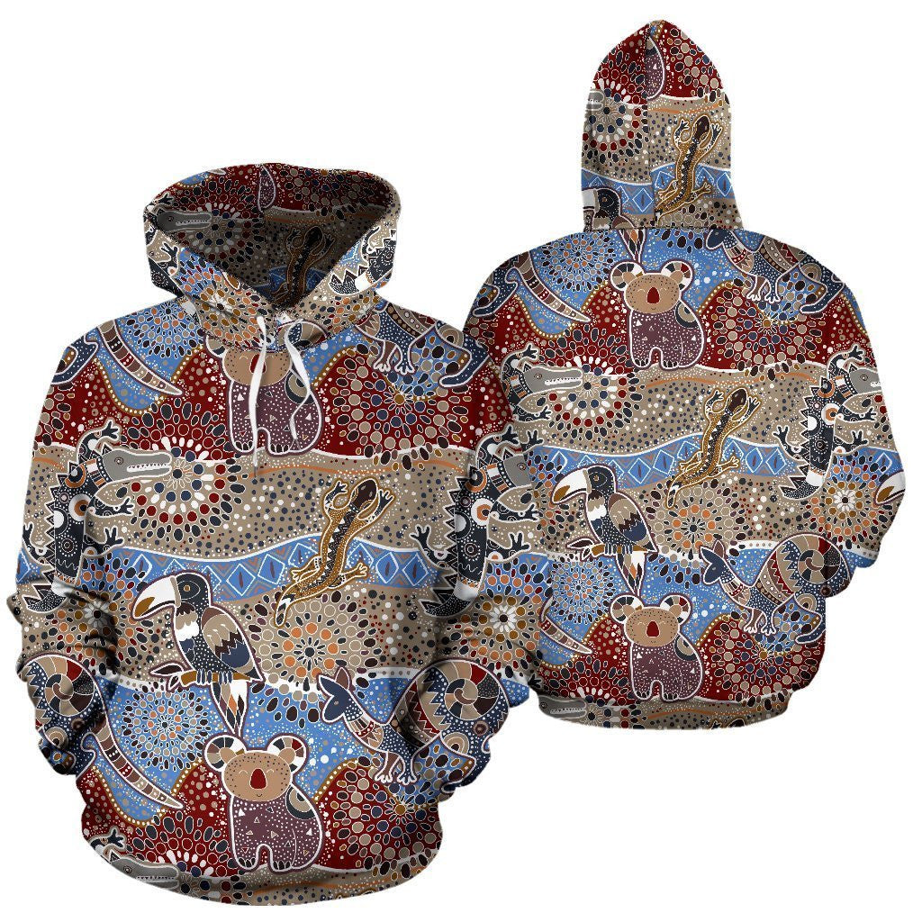 Australia Aboriginal™ Hoodie 02 -NNK1484 - Amaze Style™-Apparel