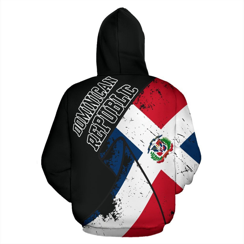 Dominican Republic Special Grunge Flag Pullover Hoodie NVD1297 - Amaze Style™