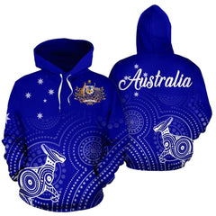 Australia Kangaroo Aboriginal Hoodie  -NNK1483 - Amaze Style™-Apparel