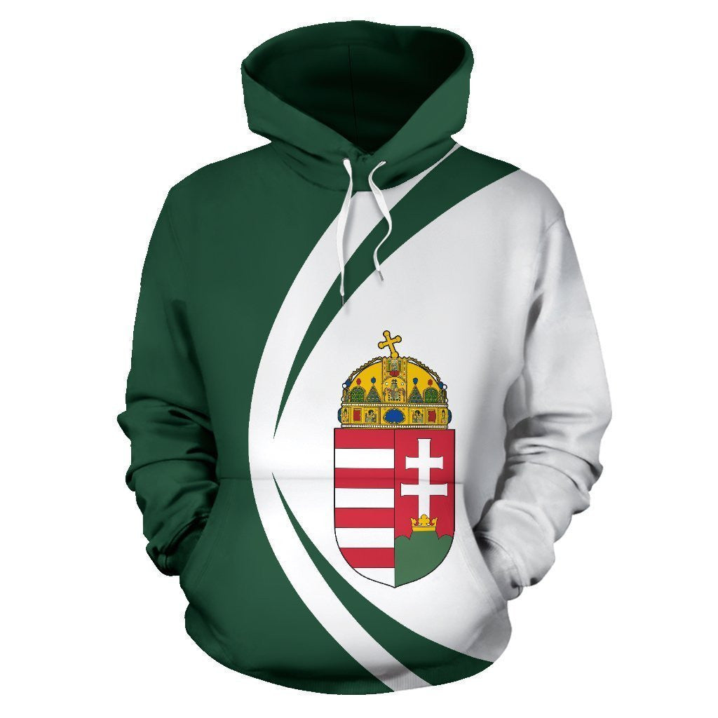 Hungary Coat Of Arms Zip Up Hoodie - Circle Style 01 - Amaze Style™