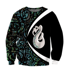 Aotearoa Manaia Silver Fern Paua Shell 3d all over printed shirt and short for man and women - Amaze Style™-Apparel