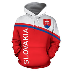 Slovakia All Over Hoodie Curve Version - Amaze Style™