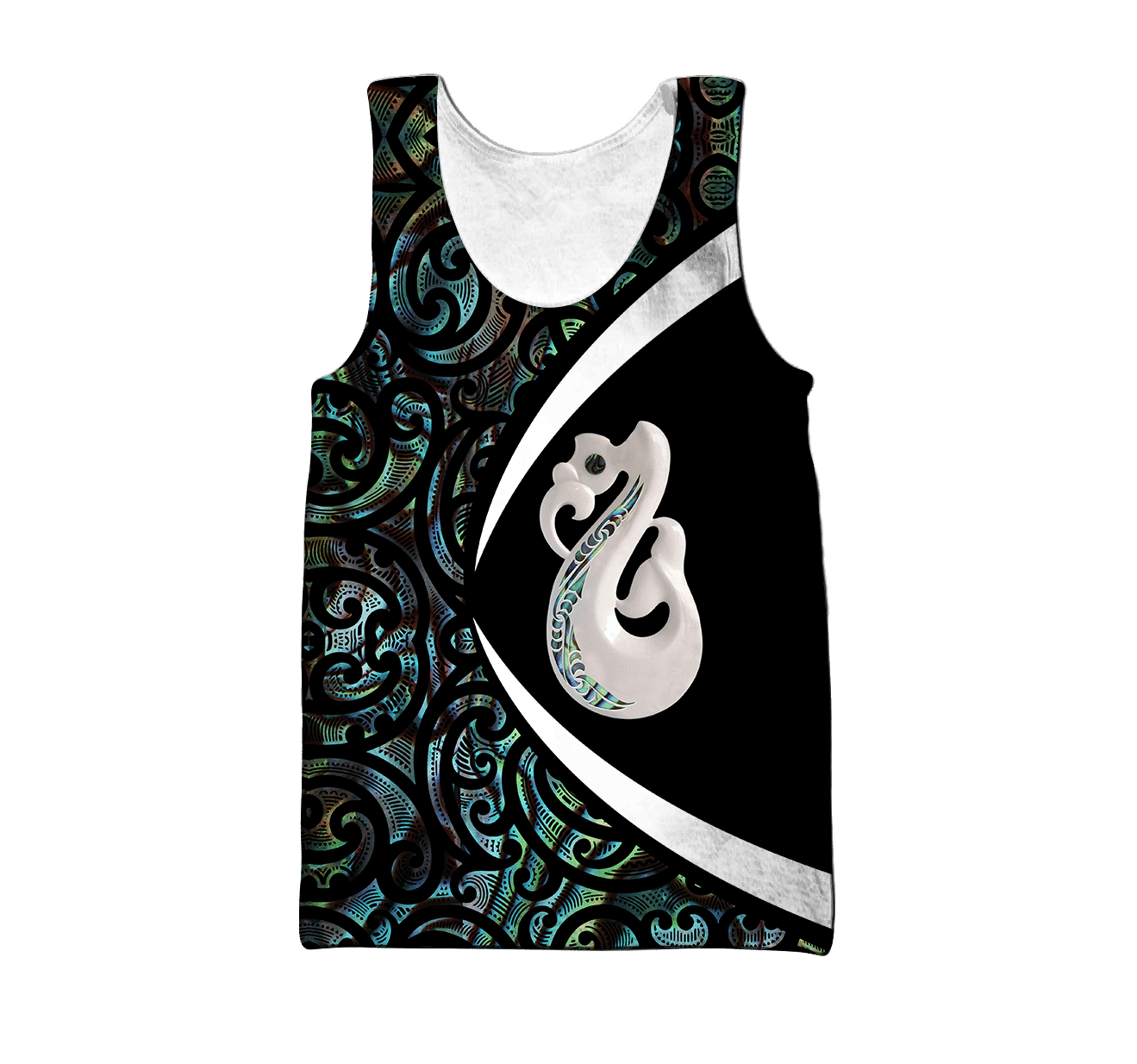 Aotearoa Manaia Silver Fern Paua Shell 3d all over printed shirt and short for man and women - Amaze Style™-Apparel