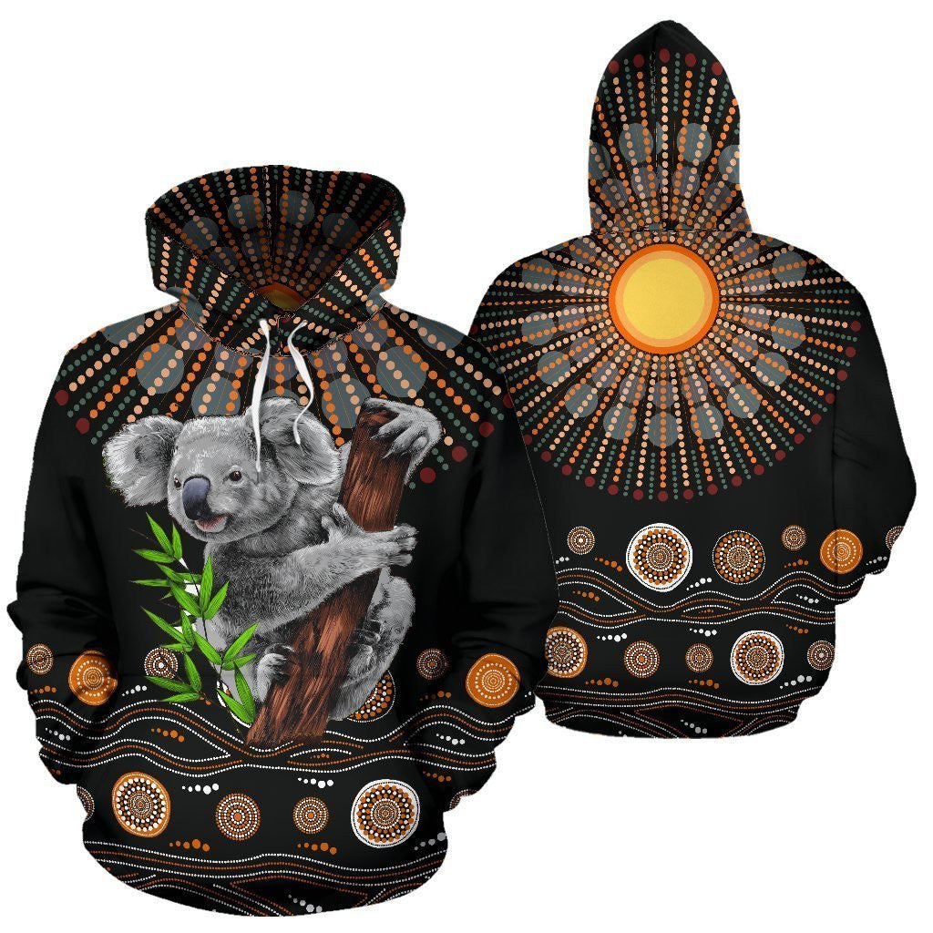 Koala Australian Aboriginal Hoodie-NNK1495 - Amaze Style™-Apparel