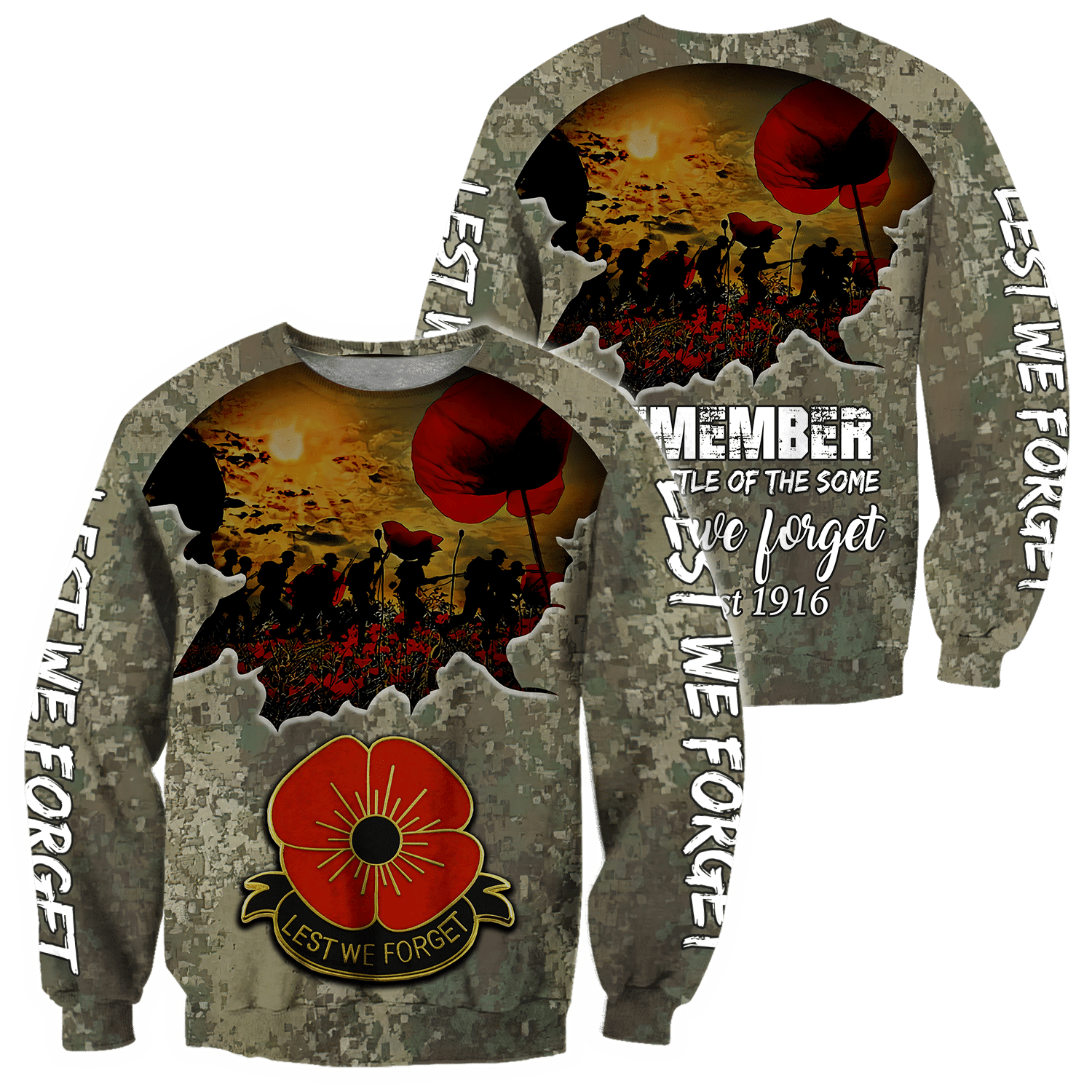 Premium Anzac Day Aboriginal 3D All Over Printed PL - Amaze Style™