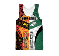 Custom Name Australia Aboriginal And New Zealand Maori 3D All Over Printed Unisex - Amaze Style™