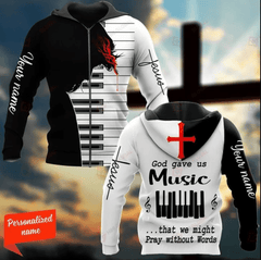 God Gave Us Music Personalized 3D All Over Printed Shirts - Amaze Style™