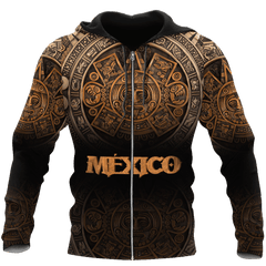 Aztec Mexico Hoodie Personalized 3D All Over Printed Shirts VP06032101 - Amaze Style™