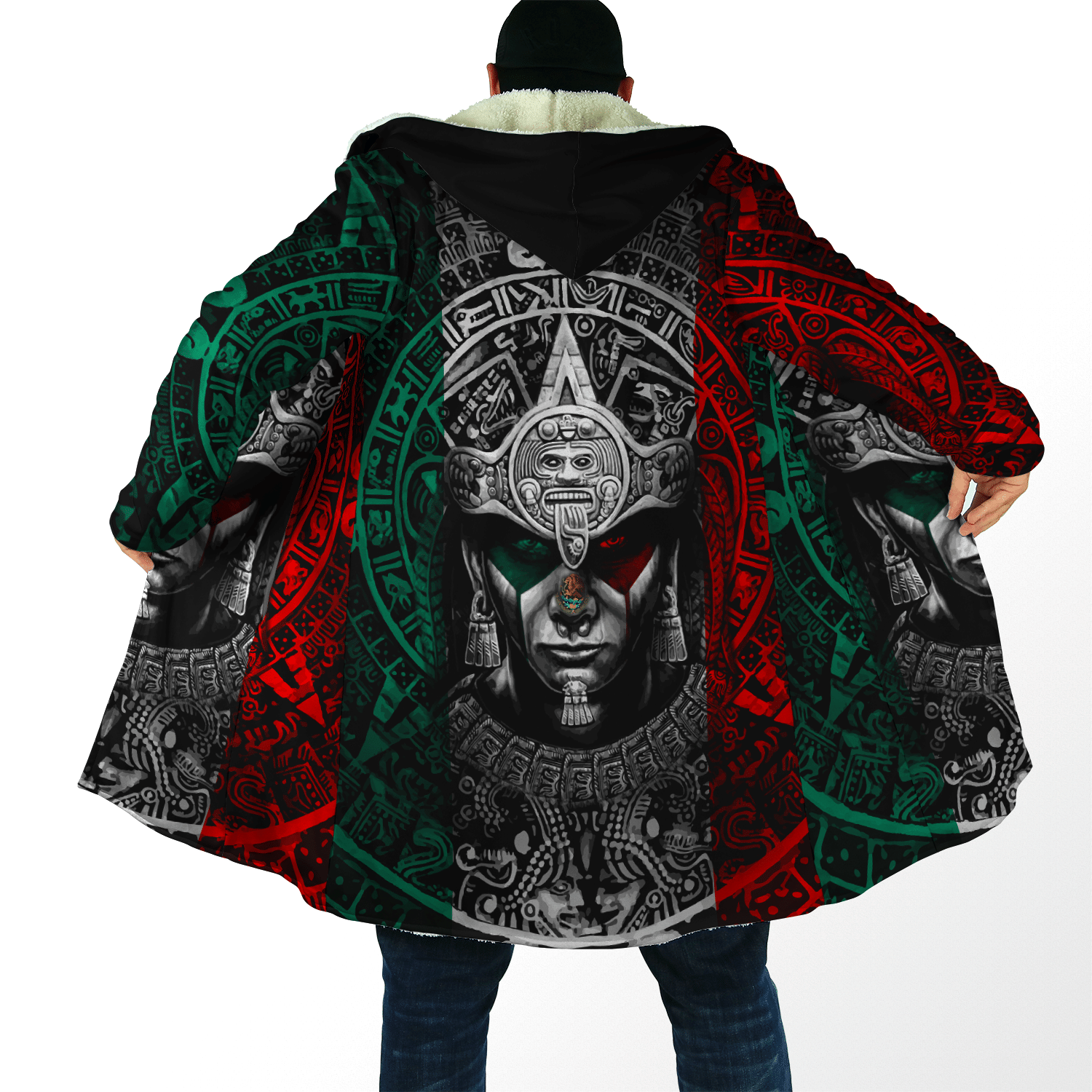 Aztec Warrior 3D All Over Printed Hoodie - Amaze Style™