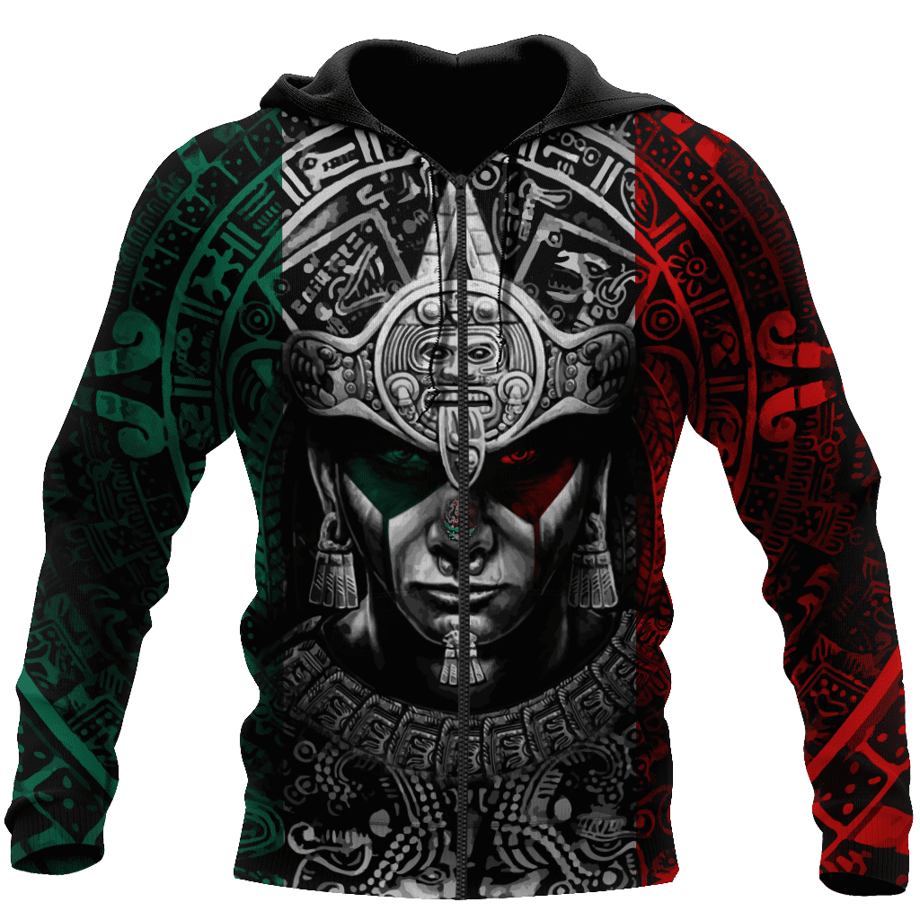 Aztec Warrior 3D All Over Printed Hoodie - Amaze Style™