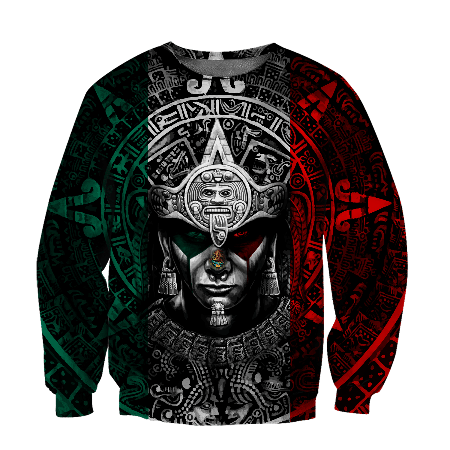 Aztec Warrior 3D All Over Printed Hoodie - Amaze Style™