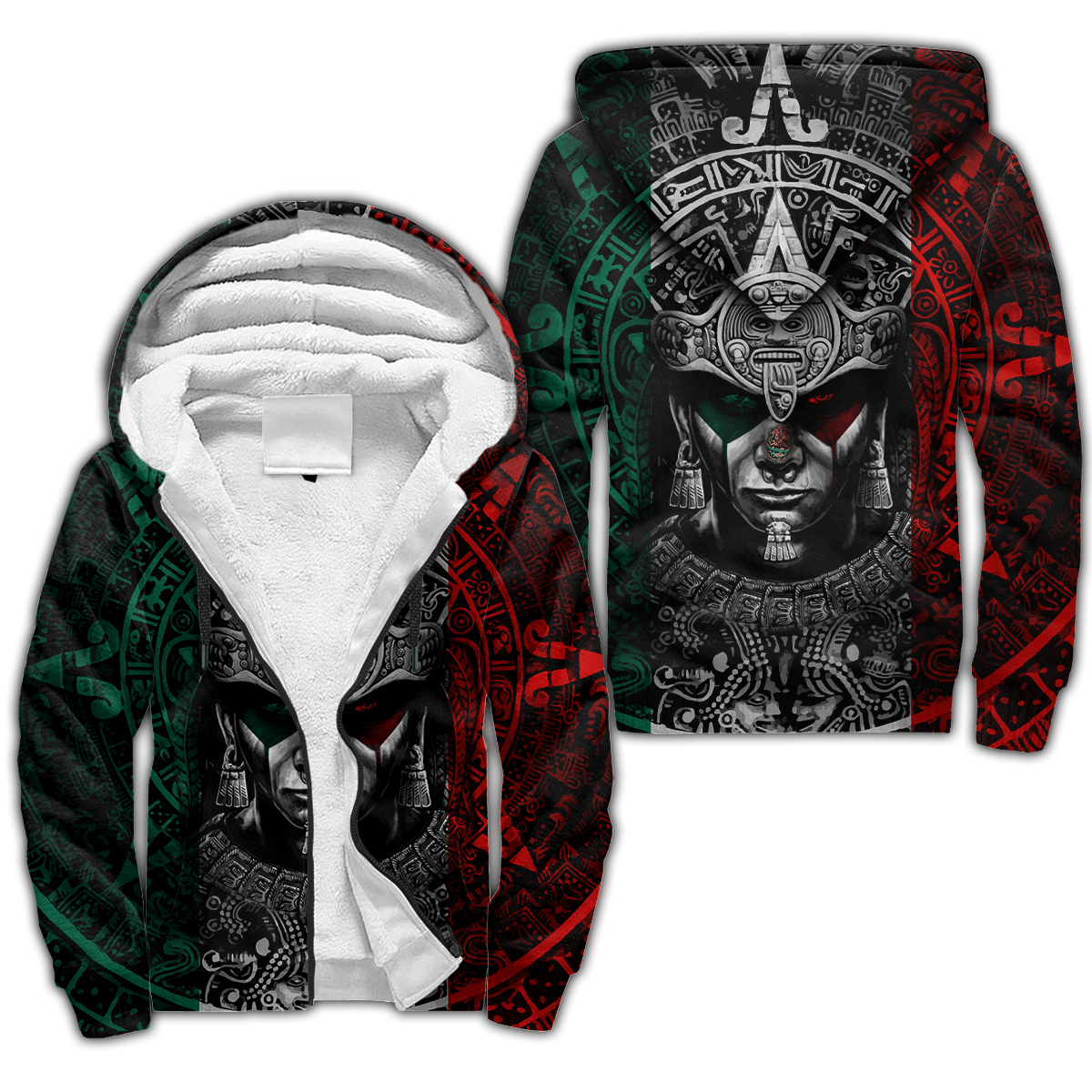 Aztec Warrior 3D All Over Printed Hoodie - Amaze Style™