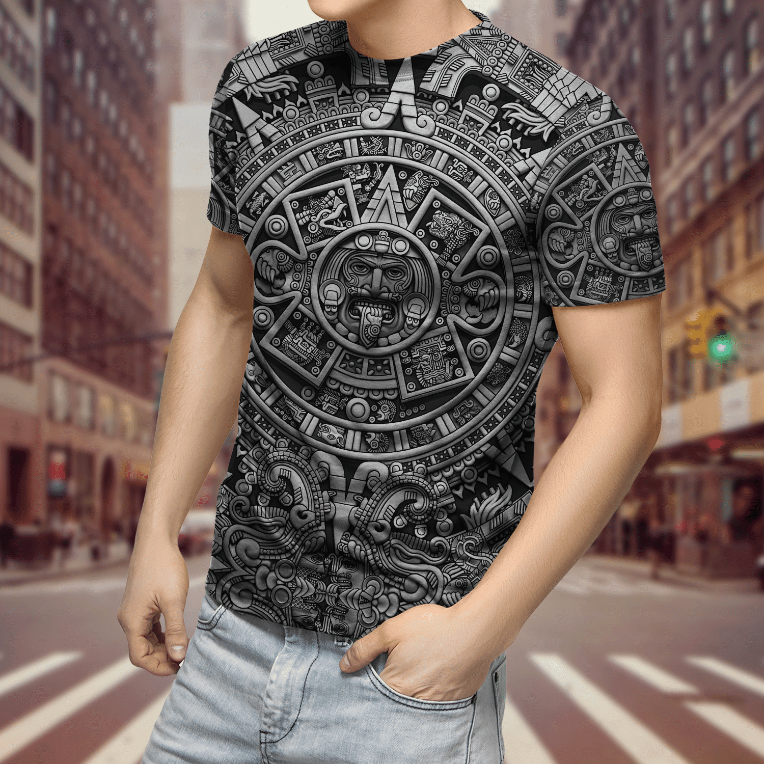 Aztec Mexico 3D All Over Printed Unisex Hoodie - Amaze Style™